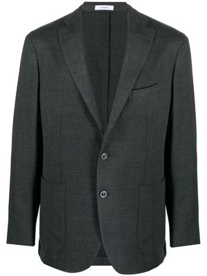Boglioli virgin-wool single-breasted blazer - Green