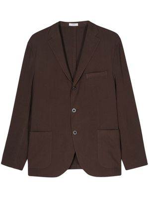 Boglioli wool single-breasted blazer - Brown