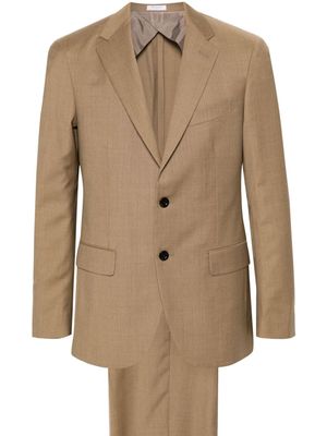 Boglioli wool single-breasted suit - Brown