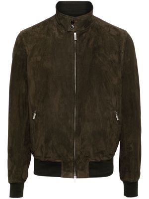 Boglioli zip-up leather jacket - Brown