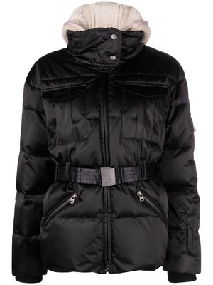 BOGNER Adele belted padded ski jacket - Black