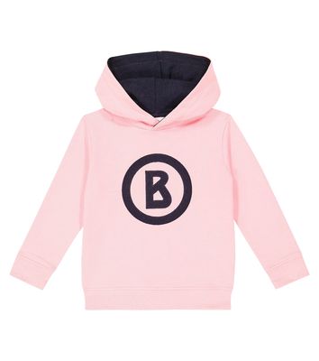 Bogner Kids Bela logo cotton and fleece hoodie