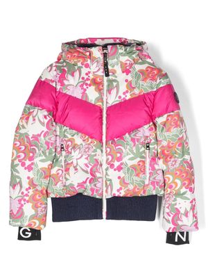 Bogner Kids floral-print ski jacket - 652 - FLORAL PRINT