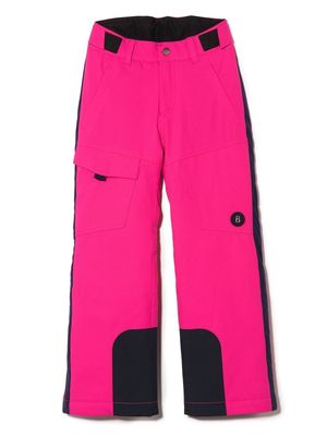 Bogner Kids two-tone ski trousers - Pink