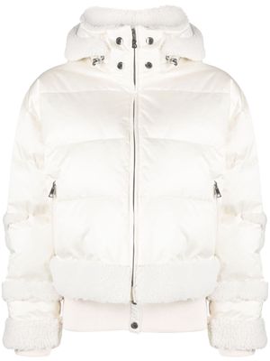 BOGNER Mia star-patches ski jacket - White