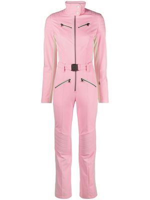 BOGNER Misha striped ski suit - Pink