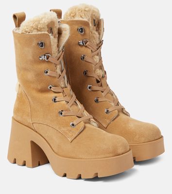 Bogner Seoul 1B shearling-lined suede ankle boots