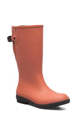 Bogs Amanda II Tall Waterproof Adjustable Calf Rain Boot in Ember