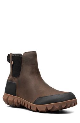 Bogs Arcata Waterproof Chelsea Boot in Chocolate