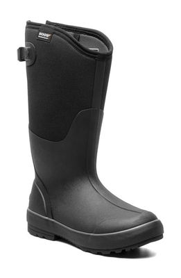 Bogs Classic II Adjustable Calf Waterproof Rain Boot in Black