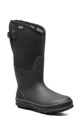 Bogs Classic Tall Adjustable Calf Waterproof Rain Boot in Black