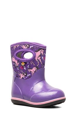 Bogs Classic Unicorn Awesome Insulated Waterproof Boot in Violet Multi