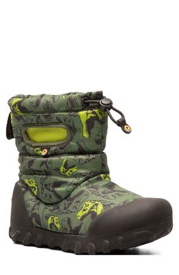 Bogs Cool Dinos Snow Boot in Dark Green Multi