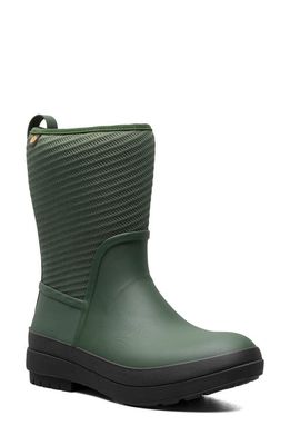 Bogs Crandall II Mid Waterproof Rain Boot in Green
