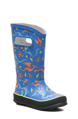 Bogs Kids' Classic Rain Boot in Blue Multi