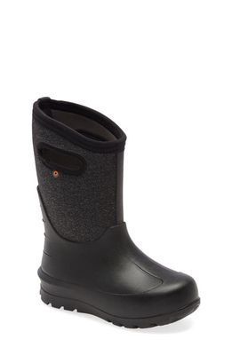 Bogs Kids' Neo Classic Insulated Waterproof Boot in Gray/Black