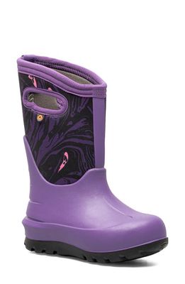 Bogs Kids' Neo-Classic Spooky Insulated Waterproof Winter Boot in Violet Multi