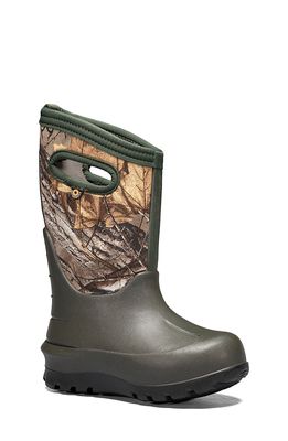Bogs Neo Classic Real Tree Waterproof Insulated Rain Boot in Dark Green