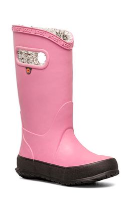Bogs Plush Insulated Waterproof Rain Boot in Pink