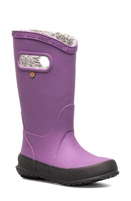 Bogs Plush Insulated Waterproof Rain Boot in Purple