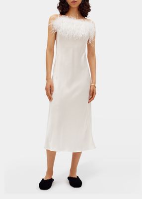 Boheme Lace-Trim Slip Dress
