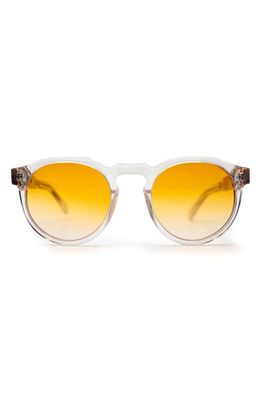 Bôhten Exstel Crystal 49mm Sunglasses in Chrystal /Orange Gradient