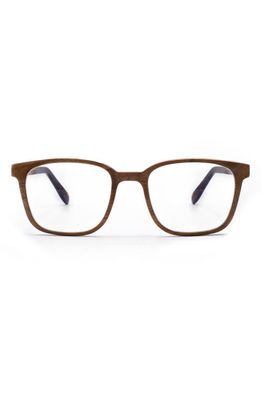 Bôhten Jetter 50mm Square Optical Glasses in Dark Brown /Clear