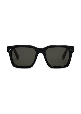 Bold 3 Dots 53MM Square Sunglasses