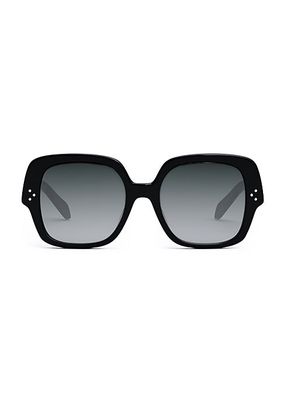 Bold 3 Dots 55MM Square Sunglasses