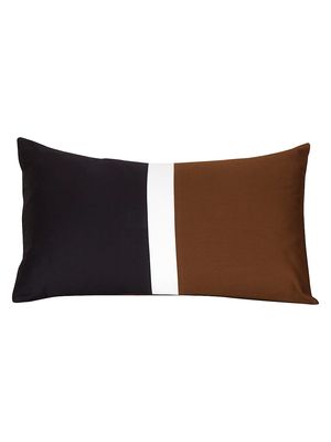 Bold 300 Thread Decorative Cushion - Chestnut - Chestnut