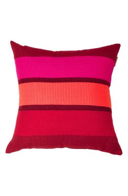 Bolé Road Textiles Paleta Accent Pillow in Fuchsia