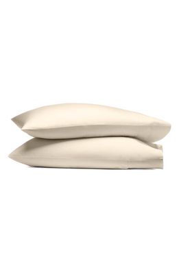 Boll & Branch Set of 2 Percale Hemmed Pillowcases in Natural