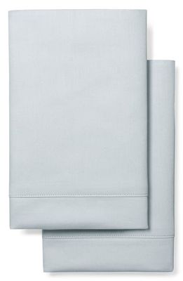 Boll & Branch Set of 2 Percale Hemmed Pillowcases in Shore