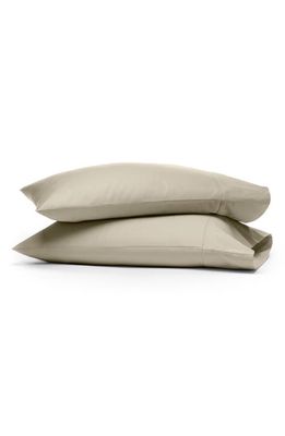 Boll & Branch Set of 2 Signature Hemmed Pillowcases in Oak