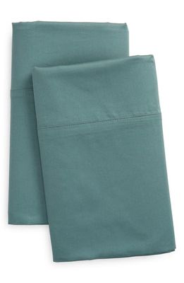 Boll & Branch Set of 2 Signature Hemmed Pillowcases in Spruce