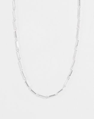 Bolongaro Trevor block cain necklace in silver