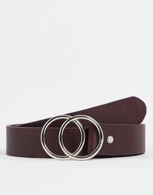 Bolongaro Trevor classic leather belt in brown
