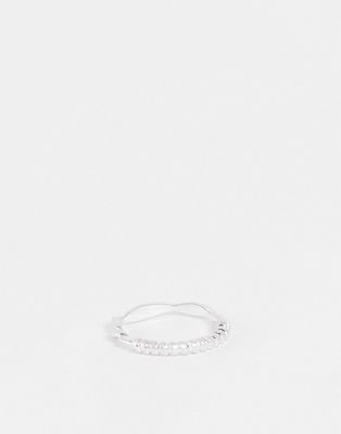 Bolongaro Trevor coil ring in silver
