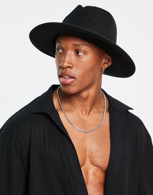 Bolongaro Trevor fedora hat in black