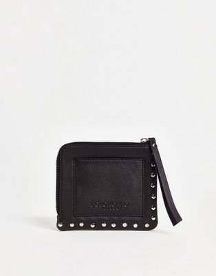 Bolongaro Trevor hanna zip coin purse in black