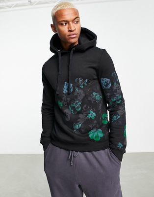 Bolongaro Trevor hoodie with print in black