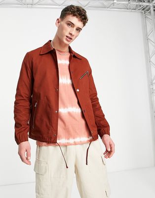 Bolongaro Trevor jacket in rust-Red