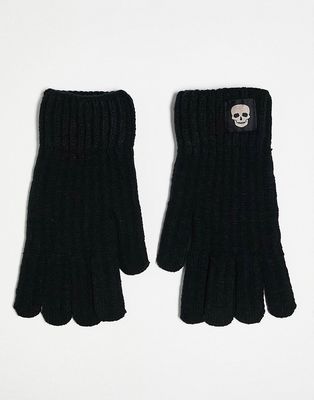 Bolongaro Trevor knit gloves in black
