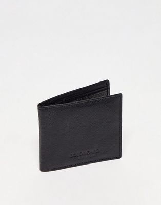 Bolongaro Trevor leather bifold wallet in black
