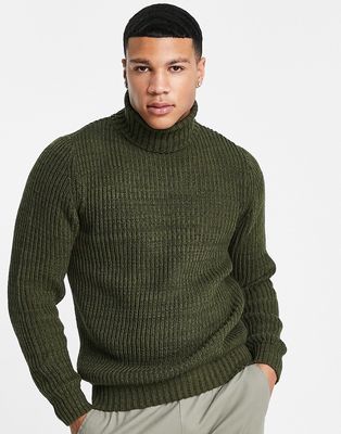 Bolongaro Trevor oversized roll neck sweater-Green
