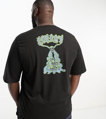 Bolongaro Trevor PLUS oversized T-shirt with back print in black