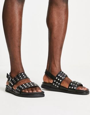 Bolongaro Trevor sandals with studs in black