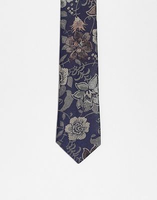 Bolongaro Trevor tie in navy floral print