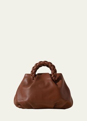 Bombon Leather Top-Handle Bag