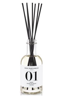 Bon Parfumeur 01 Basil, Fig & Mint Reed Diffuser 